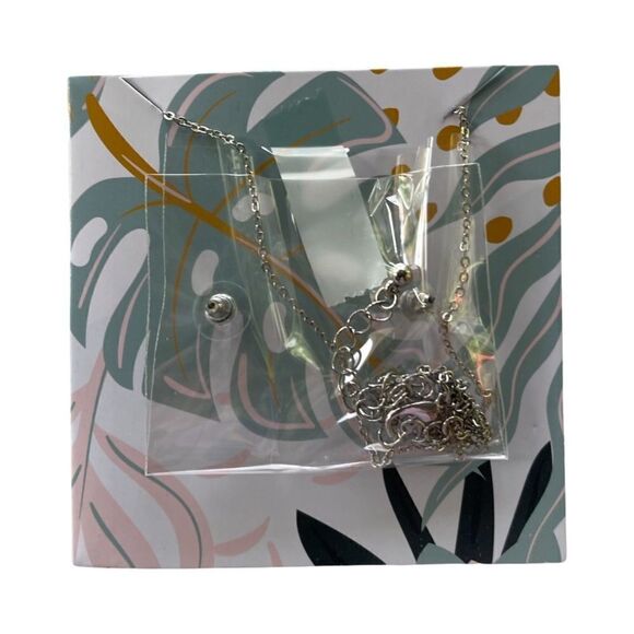 Lily Sky Elephant Necklace + Earrings Set - Picture 4 of 5